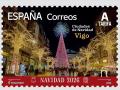 Correos convierte la Navidad de Vigo en un sello con su imagen más emblemática