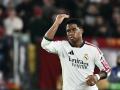 Endrick celebra su gol frente a la AS Roma