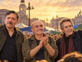 Carlos Bardem, Pepe Viyuela y Miguel Ríos