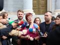 Imagen de los líderes de Compromís en el Congreso