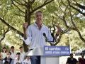 El alcalde de Badalona, Xavier García Albiol, durante un acto del PP