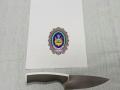Cuchillo incautado al autor de un ataque contra su pareja en Arahal (Sevilla)