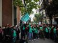 Profesores en huelga este lunes en el centro de Madrid