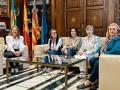 Begoña Carrasco durante la visita de NDCS
