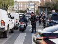 Agentes del GAR de la Policía Local de Sevilla, en El Cerezo