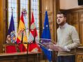 Álvaro Bilbao, en el Ayuntamiento de Palencia en una foto de archivo