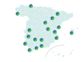 Provincias donde PP y Vox deberían ir juntos en el Senado para evitar la mayoría de la izquierda