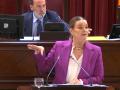 La presidenta balear, este miércoles desde la tribuna