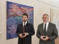 El diputado de Vox, Carlos Hernández Quero, junto al vicepresidente Carlos Pollán, en Valladolid este miércoles