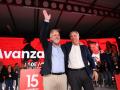 El ministro de Política Territorial y Memoria Democrática, Ángel Víctor Torres y el secretario general del PSOE de Gran Canaria, Sebastián Franquis