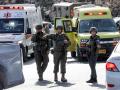 Militares y agentes de seguridad acudieron al lugar del atentado terrorista en Cisjordania