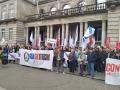 Radicales vuelven a concentrarse en La Coruña contra «la represión policial del fascismo españolista»
