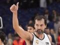 Sergio Llull, base del Real Madrid, en un partido de esta temporada