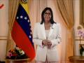 AME1057. CARACAS (VENEZUELA), 29/10/2026.- Captura de pantalla tomada del Canal estatal VTV de Venezuela, que muestra a la presidenta encargada de Venezuela, Delcy Rodríguez, hablando durante una alocución este jueves, en Caracas (Venezuela). Rodríguez se dirigió al país, poco antes de la conferencia de prensa convocada por la líder opositora María Corina Machado, el primero desde el retorno de la premio nobel al país, el pasado domingo. EFE/ Canal Estatal VTV SOLO USO EDITORIAL/ NO VENTAS/ SOLO DISPONIBLE PARA ILUSTRAR LA NOTICIA QUE ACOMPAÑA (CRÉDITO OBLIGATORIO)