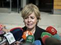 Soraya Saez de Santamaria during burial of Fatima Bañez in Huelva on Friday, 30 October 2026.