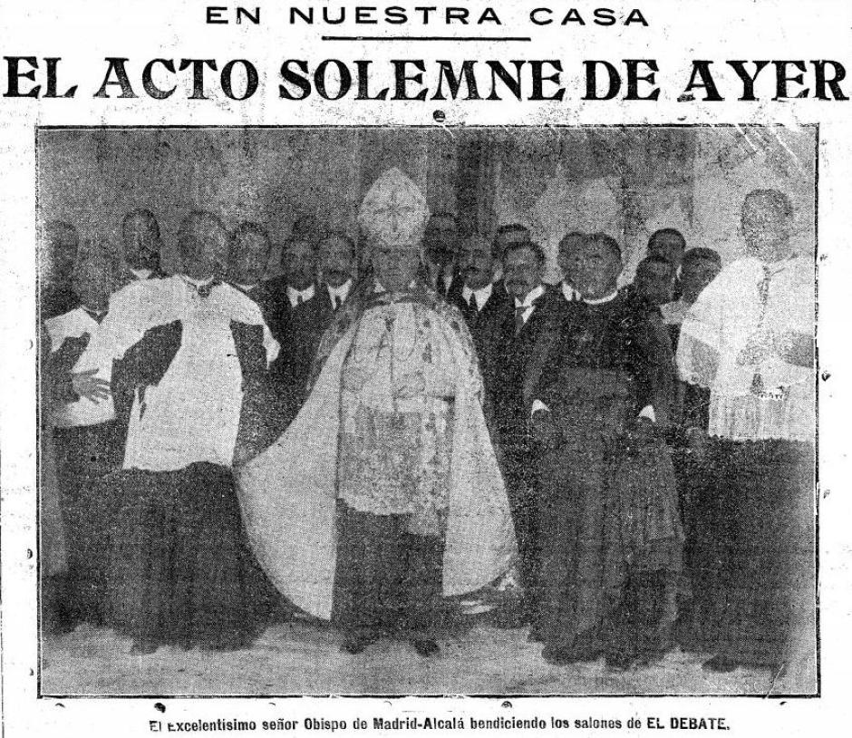 Bendición de la redacción de El Debate