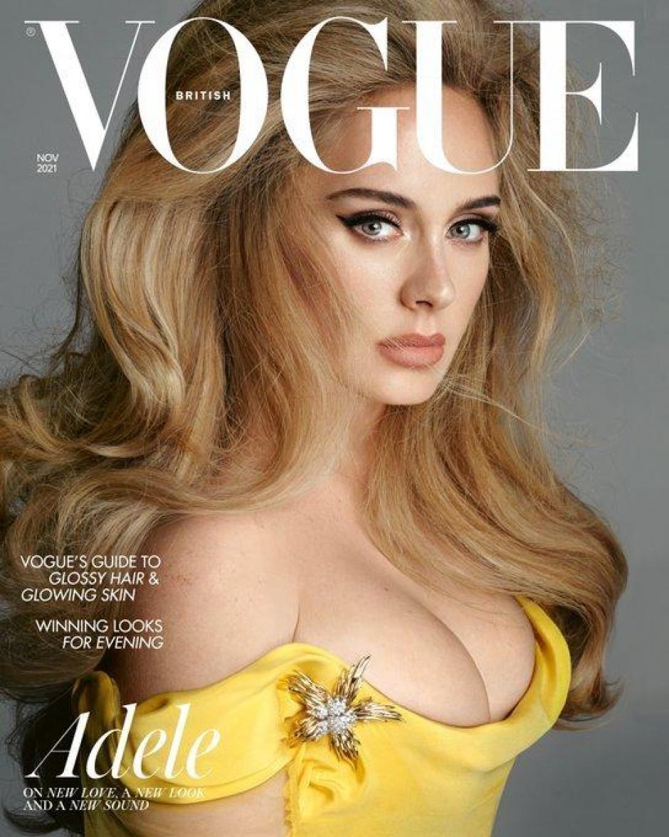 La cantante en la portada de la revista Vogue de noviembre de 2021