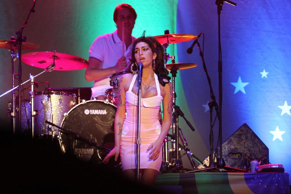 La cantante durante uno de sus shows.