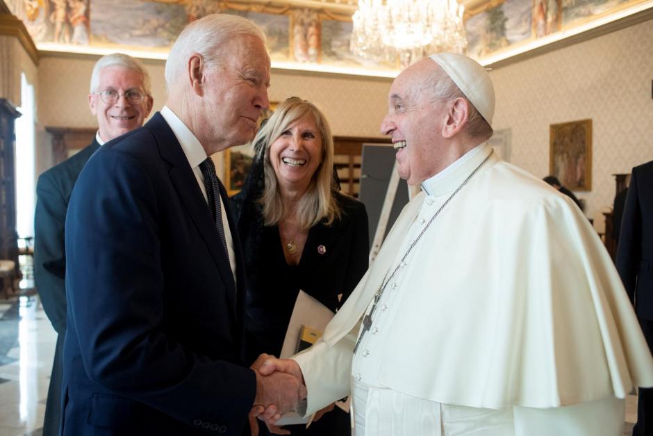 Biden se reunió la semana pasada con el Papa Francisco.