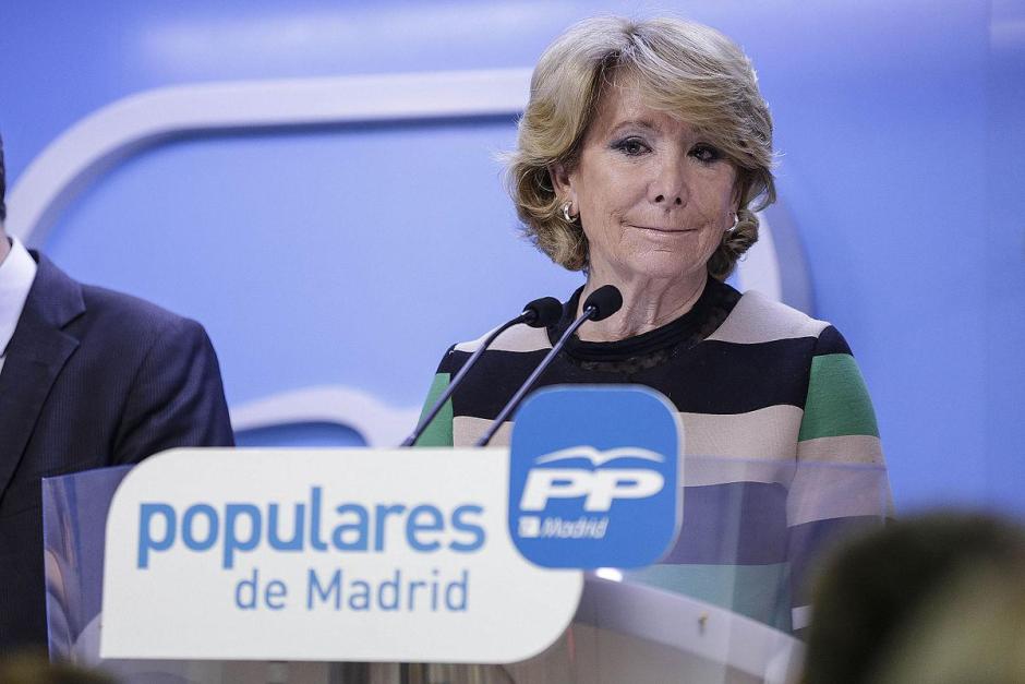Esperanza Aguirre, expresidenta de la Comunidad de Madrid