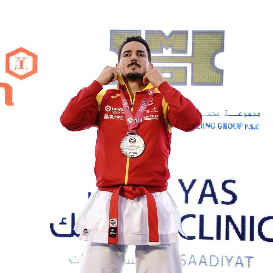 El karateca Damián Quintero lleva 6 medallas mundiales
