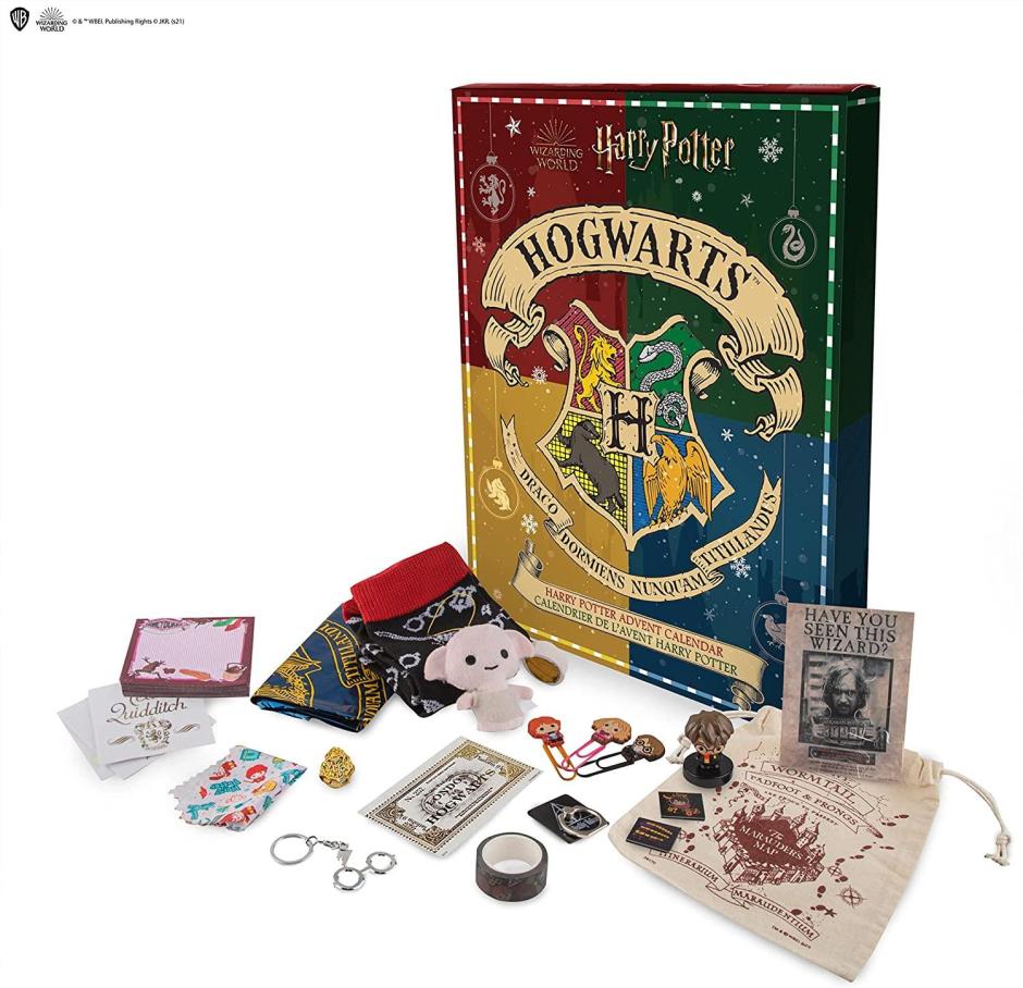 El calendario de Adviento de Harry Potter ofrece réplicas de objetos de la saga