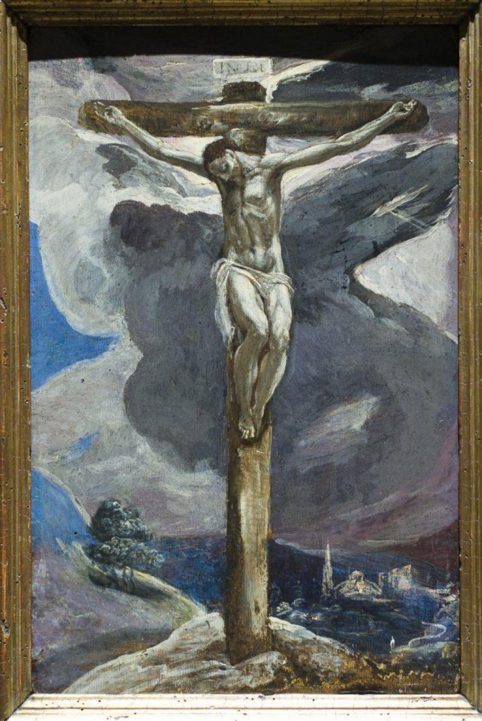 El cuadro de 'Crucifixión', de El Greco, ya descansa en el Museo del Greco de Toledo