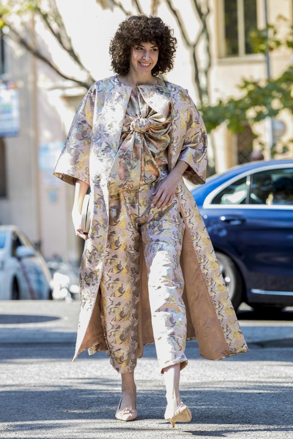 Brianda Fitz James Stuart during the wedding of Fernando Fitz James Stuart y Solis, Duke of Huescar with Sofia Palazuelo in Madrid, Saturday October 6, 2018