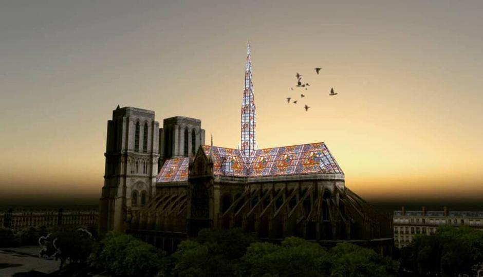 La propuesta de AJ6 Studio para la reconstrucción de Notre Dame