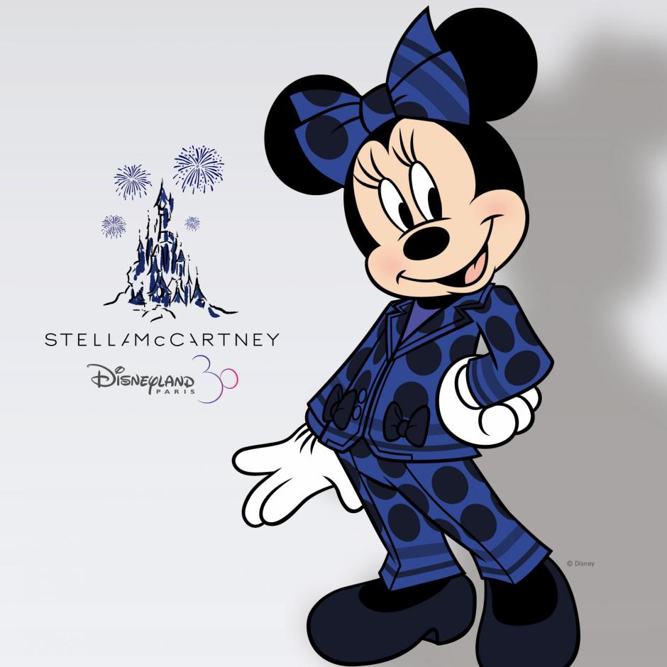 Stella McCartney ha diseñado un traje pantalón para Minnie Mouse con motivo de los 30 años de Disneyland París