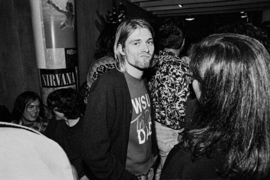 Foto de Kurt Cobain, líder de Nirvana, tomada por el fotógrafo Charles Peterson y convertida ahora en NFT