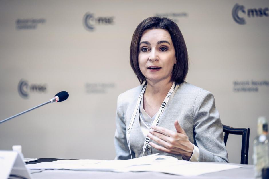 Presidenta de Moldavia Maia Sandu