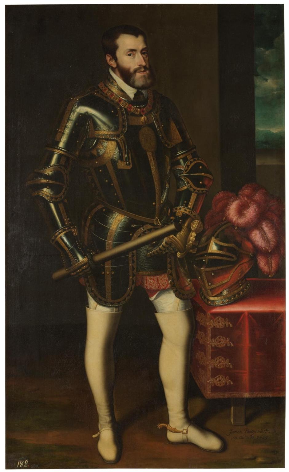 'El emperador Carlos V', cuadro de Juan Pantoja de la Cruz