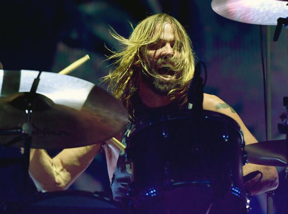 el baterista Taylor Hawkins de Foo Fighters