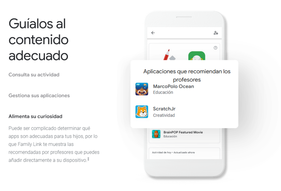 Family Link, el control parental de Google