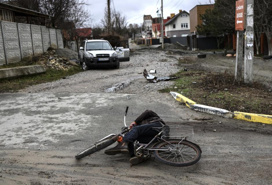 Civiles muertos en Bucha Ucrania