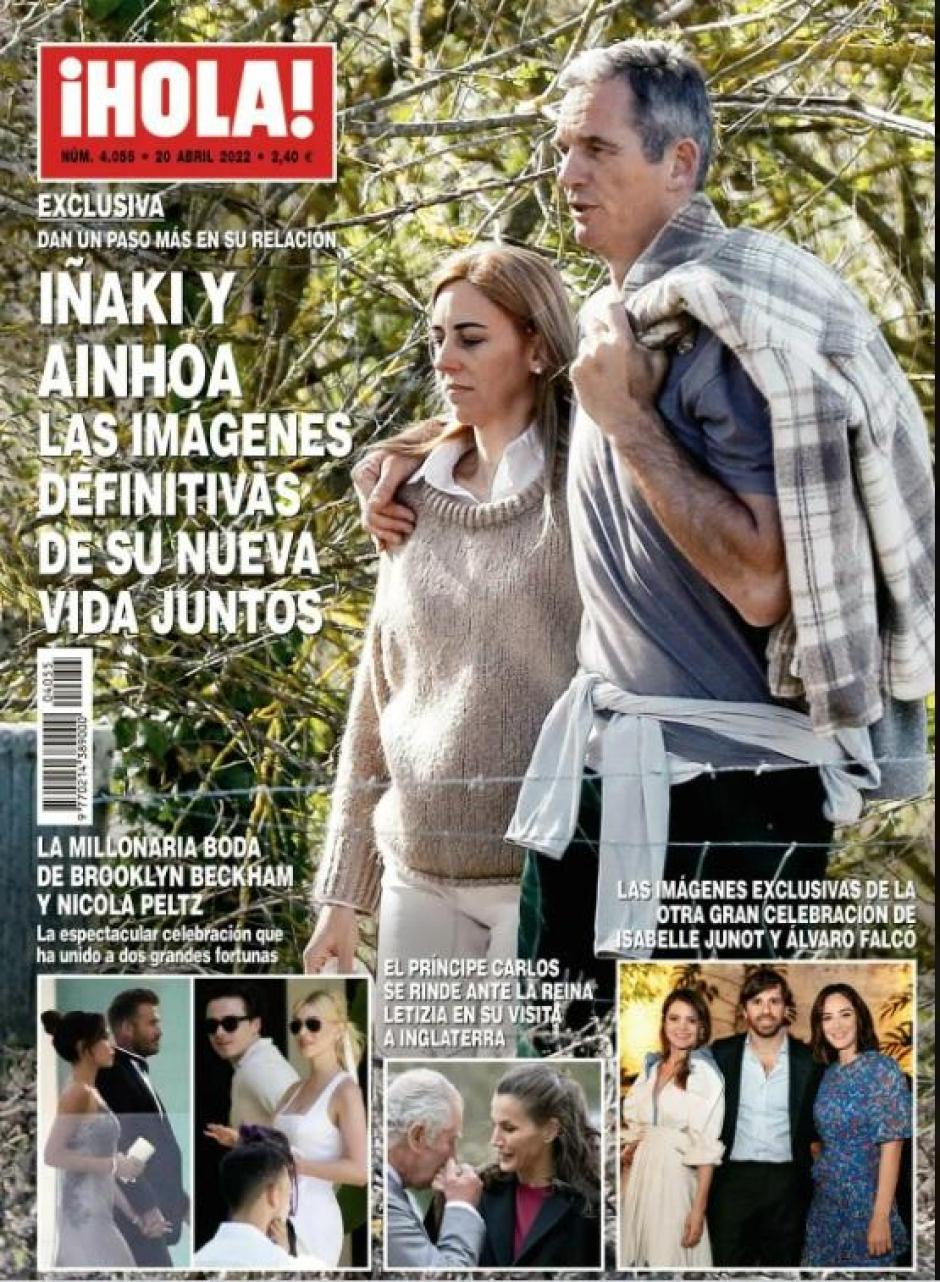 Iñaki Urdangarin y Ainhoa Armentia protagonizan la portada de '¡Hola!'