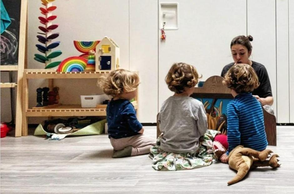 Irene Montero, con sus tres hijos