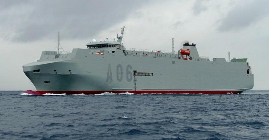 Ysabel, el nuevo buque logístico de Defensa