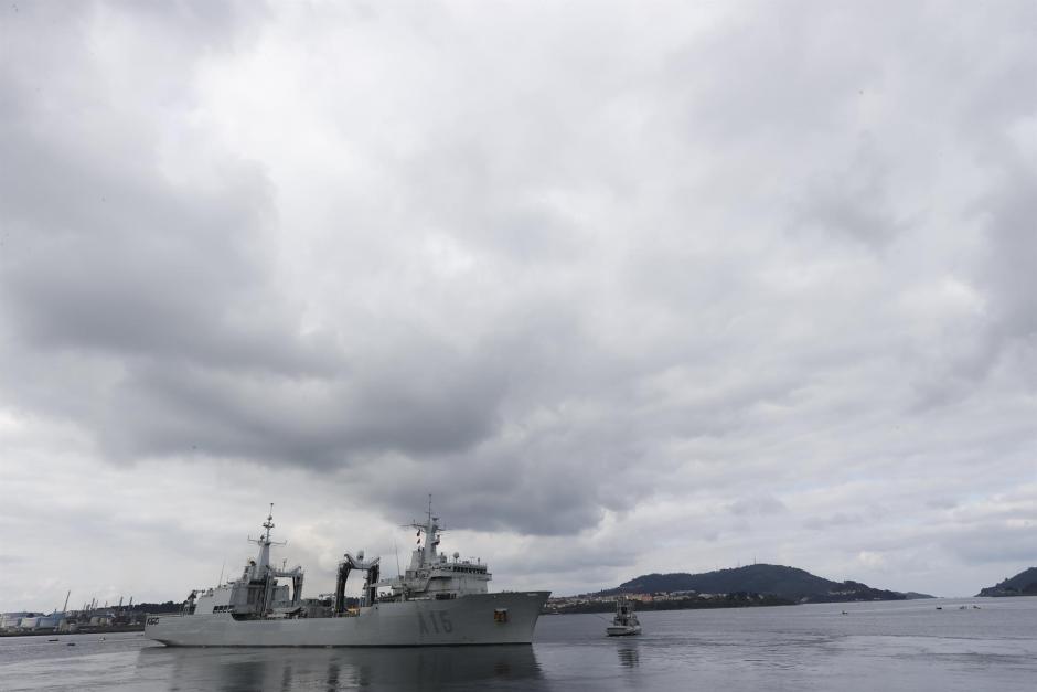El Bac Cantabria de la Armada Española parte de Ferrol para integrarse en misión OTAN en el Mediterraneo