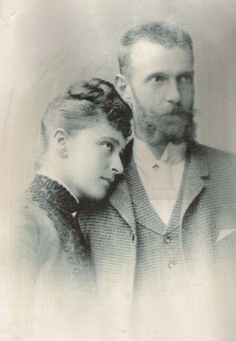 Isabel y Sergei en una imagen de la época