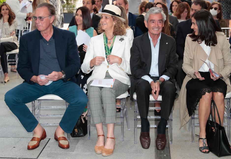 Bertin Osborne, Infanta Elena and Alfonso Diez attending a "Bertin Osborne Foundation " event in Madrid 12 May 2022.