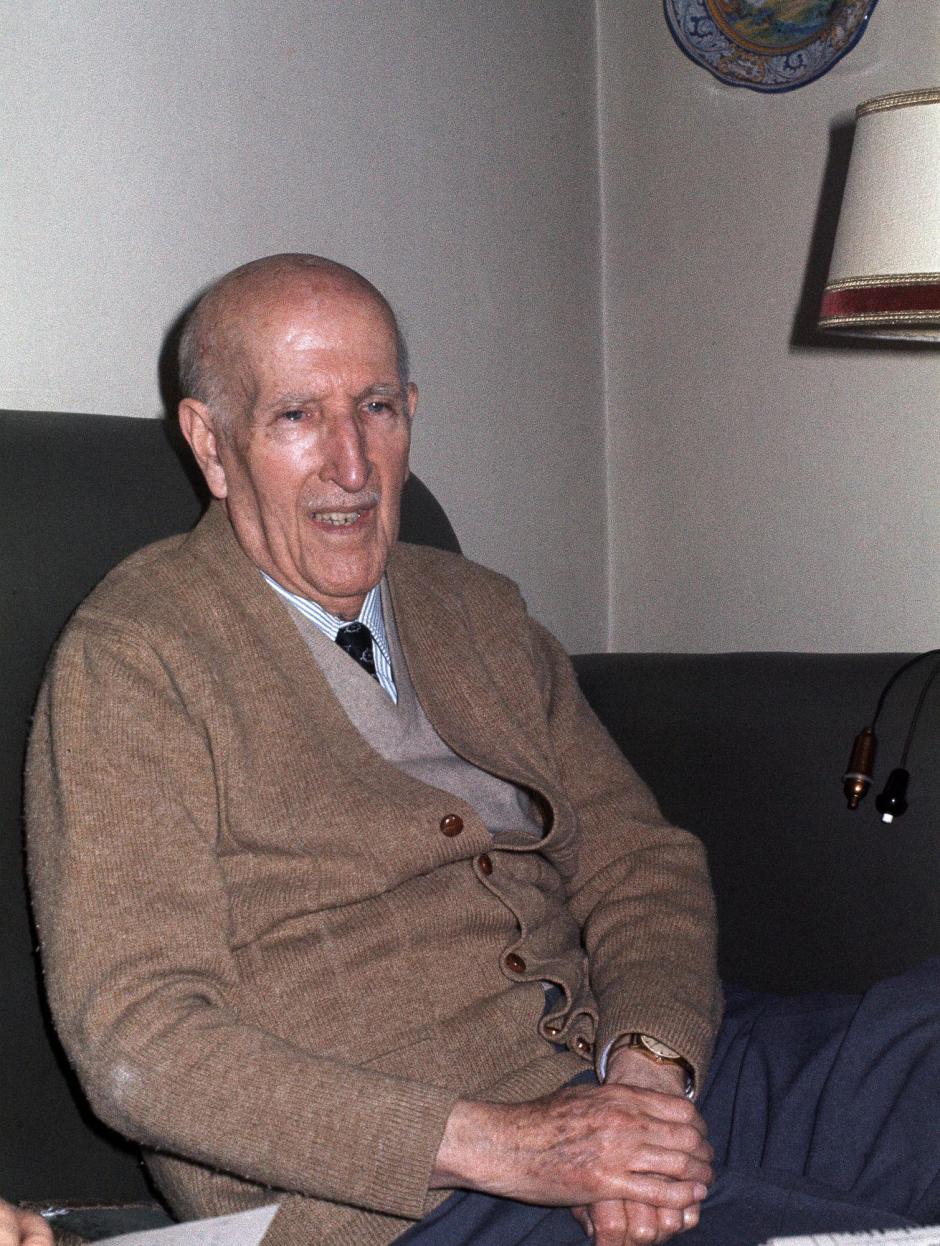 El escritor y poeta Vicente Aleixandre en una imagen de 1977