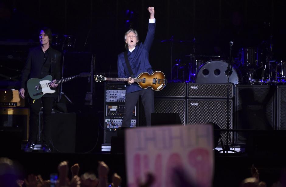 Paul McCartney en concierto el pasado mes de mayo en Inglewood, California