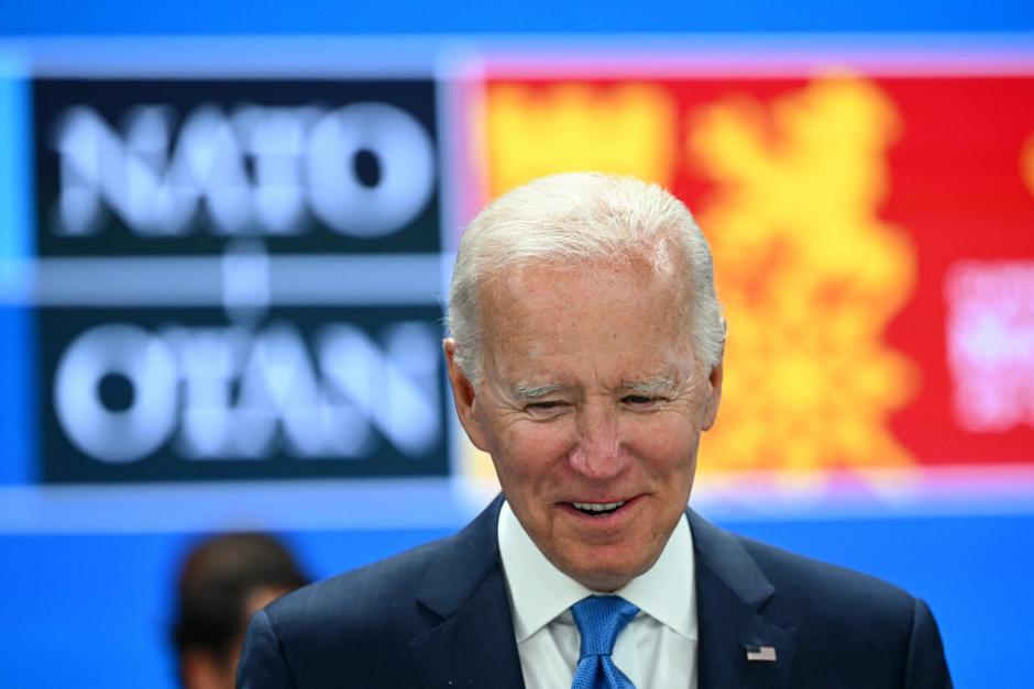 El presidente de EE.UU., Joe Biden, durante la cumbre de la OTAN en Madrid