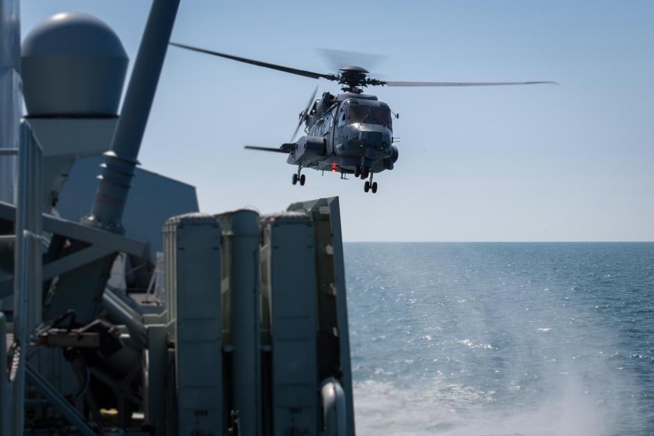 Imagen de archivo de ejercicios de la OTAN en el mar Negro