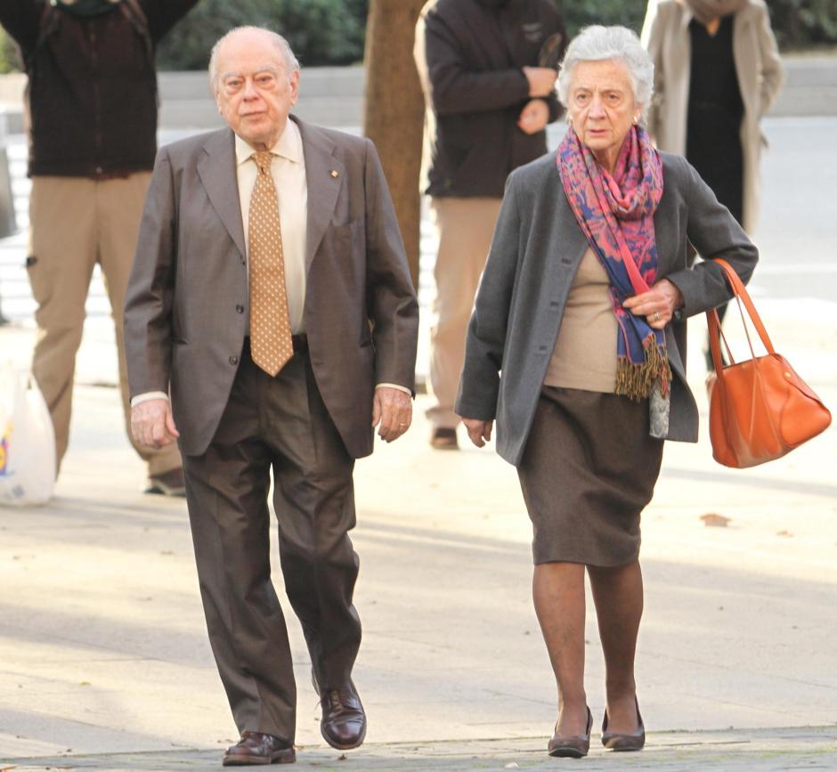 Jordi Pujol y su mujer Marta Ferrusola