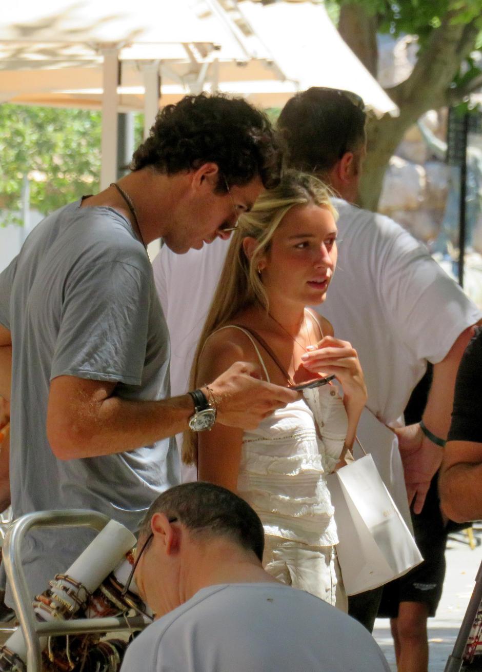 Model Beltran Lozano and Daniela Figo during holidays in Ibiza 01 July 2021