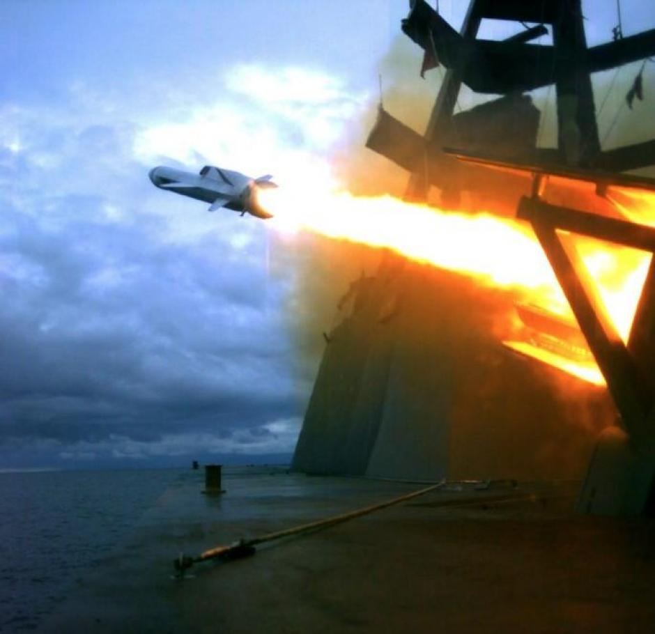 Un misil NSM de Kongsberg en acción