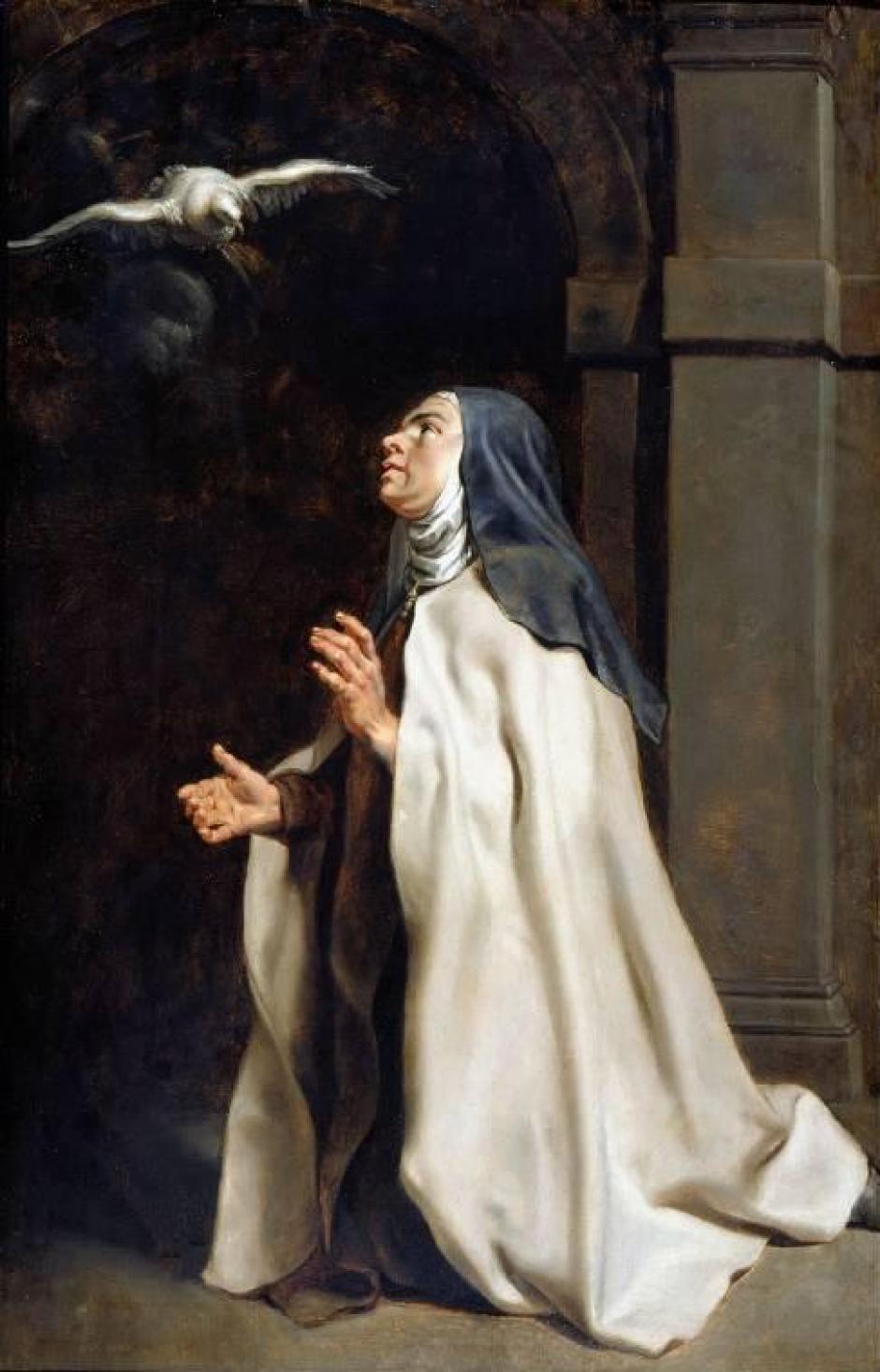 Santa Teresa de Jesús, visión de la paloma.